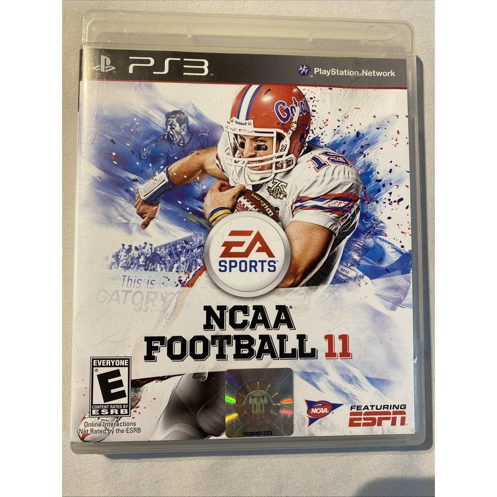 NCAA Football 11 - PlayStation 3 PS3 - Complete w/ Manual - Tested Working